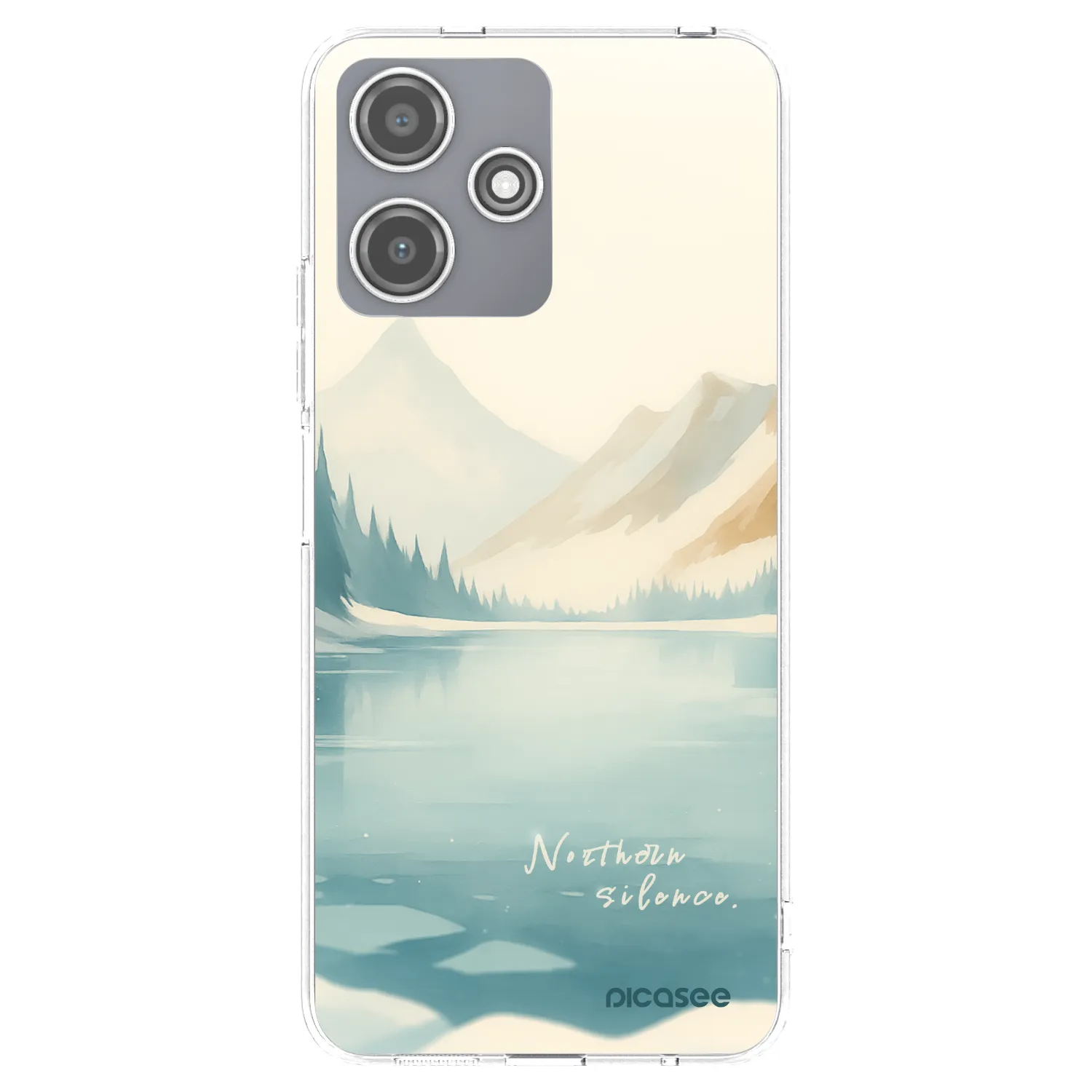 Picasee Xiaomi Redmi 12 5G Hülle - Transparentes Silikon - NOTHERN SILENCE