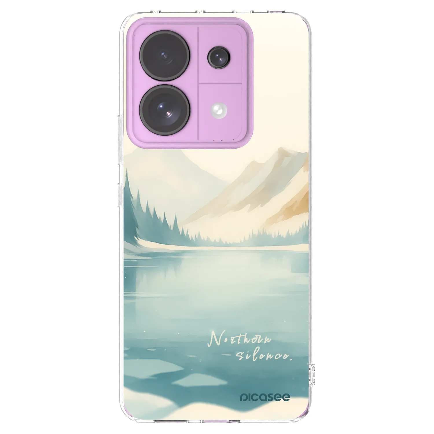 Picasee Xiaomi Redmi Note 13 Pro 5G Hülle - Transparentes Silikon - NOTHERN SILENCE