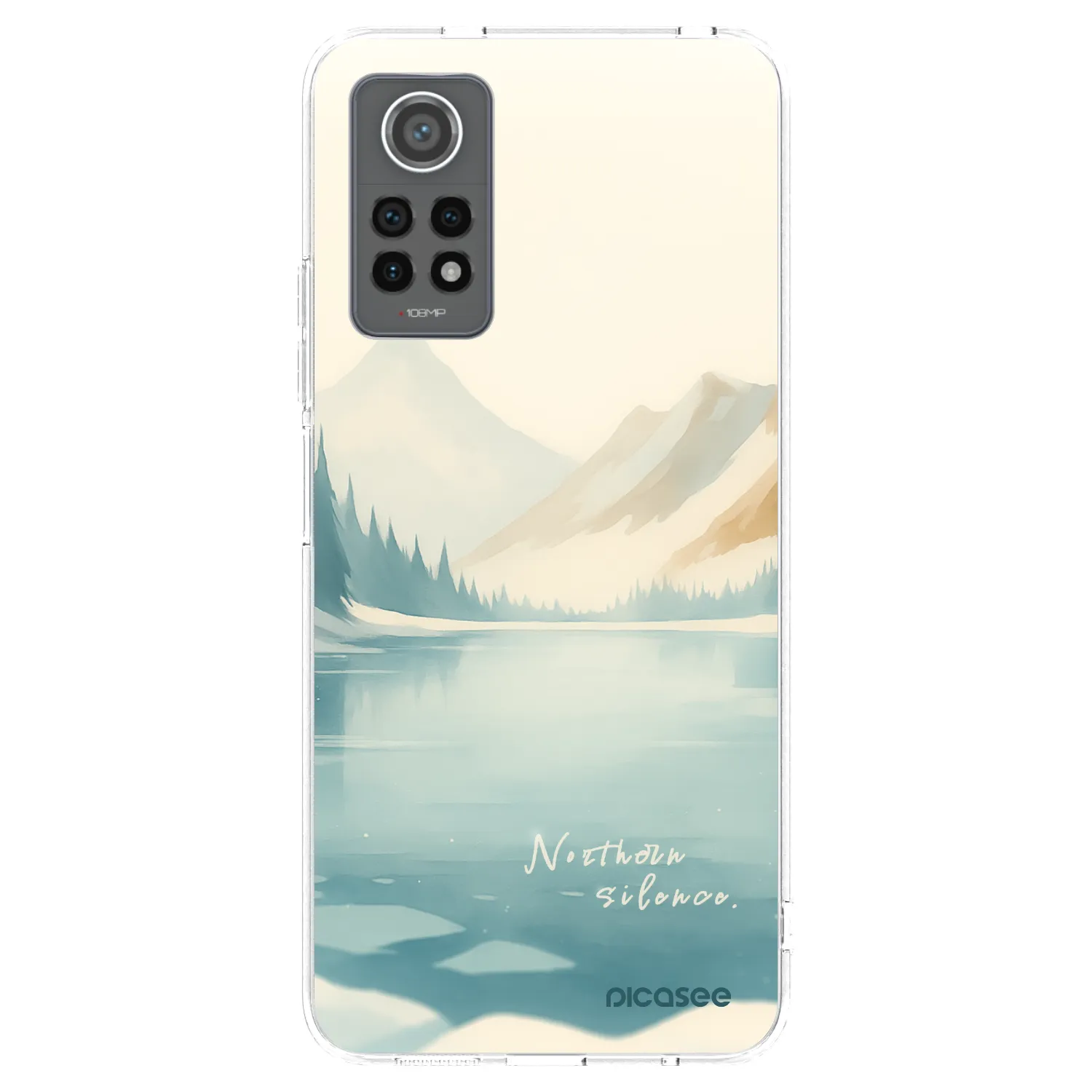 Picasee Xiaomi Redmi Note 12 Pro 4G Hülle - Transparentes Silikon - NOTHERN SILENCE