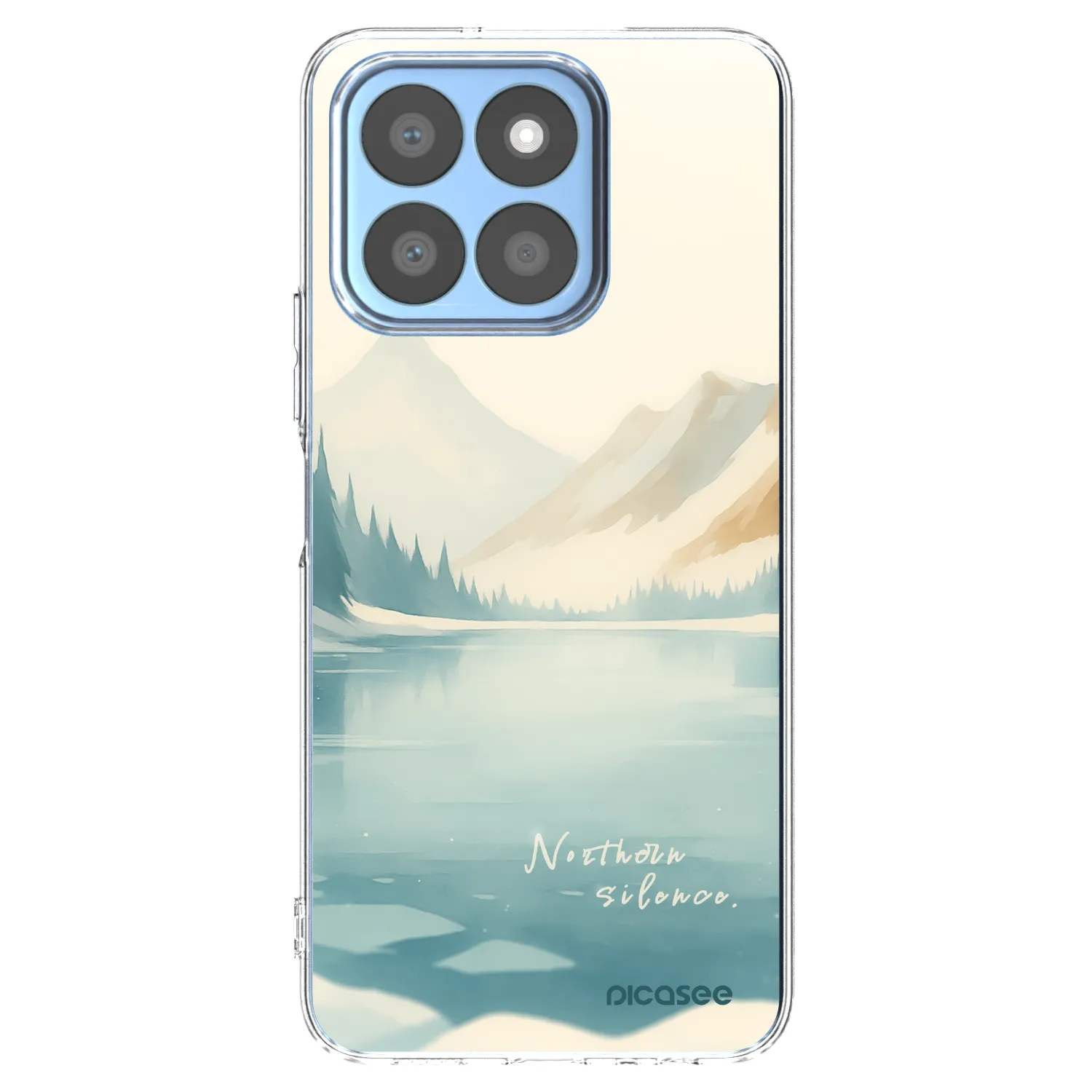 Picasee Honor X8b Hülle - Transparentes Silikon - NOTHERN SILENCE