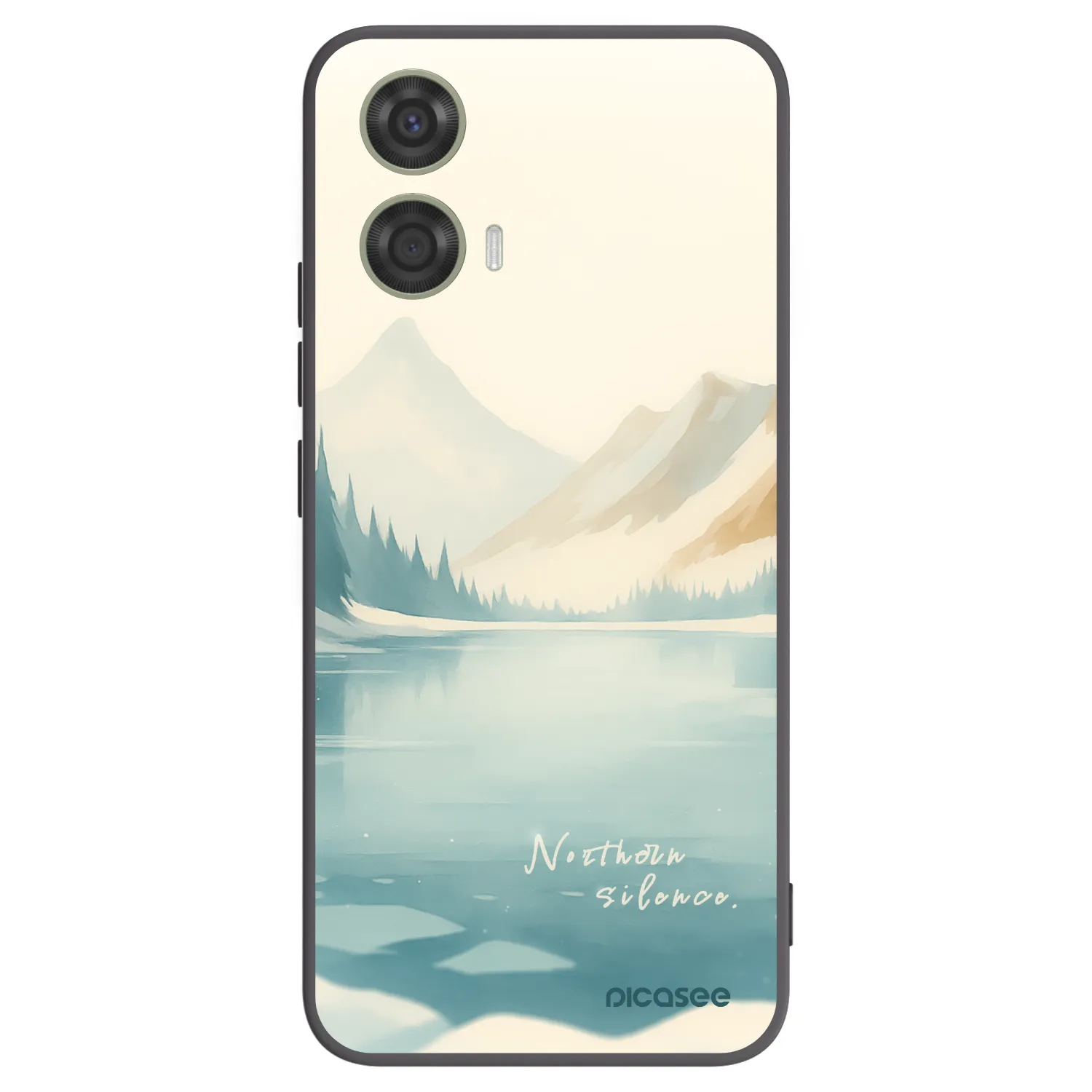 Picasee Motorola Moto G24 Hülle - Schwarzes Silikon - NOTHERN SILENCE