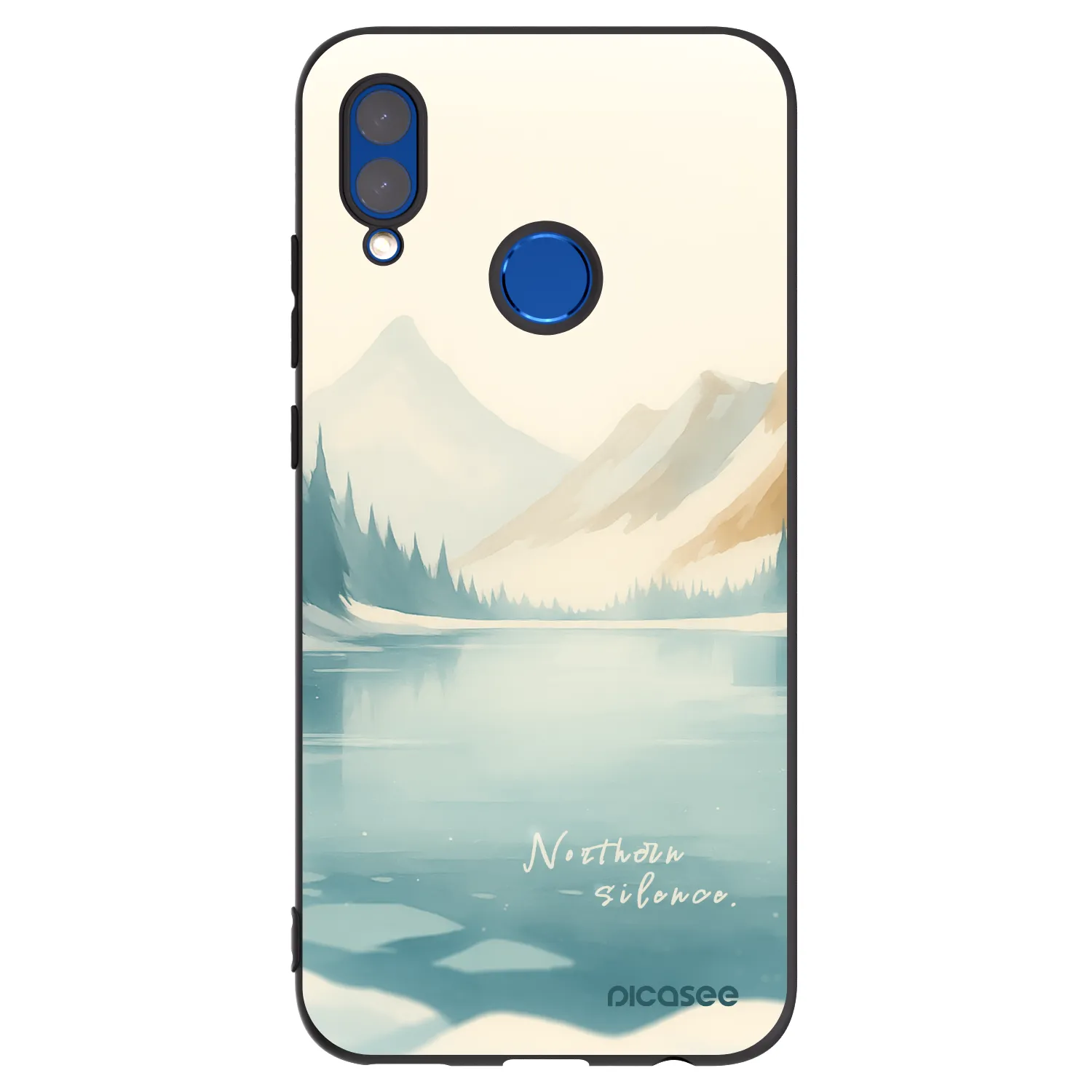 Picasee Huawei P Smart 2019 Hülle - Schwarzes Silikon - NOTHERN SILENCE