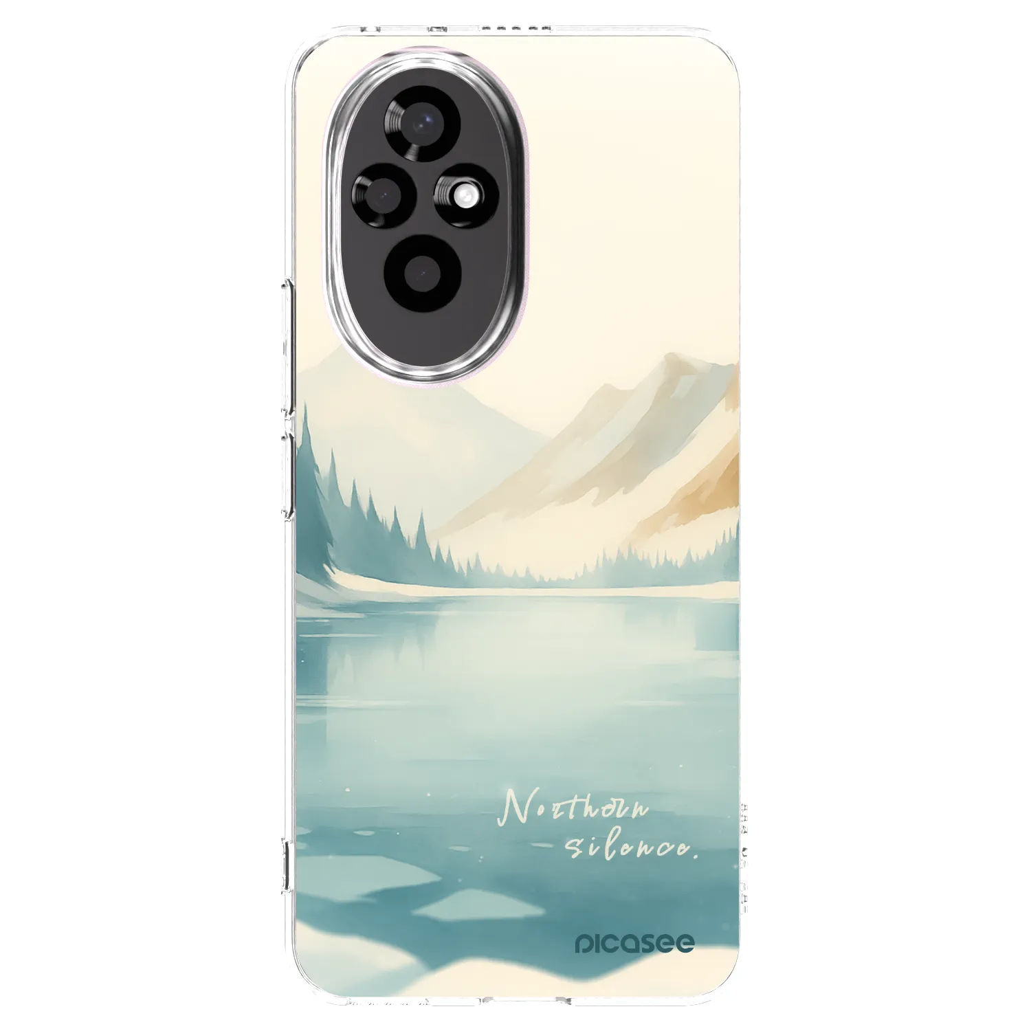 Picasee Honor 200 Pro 5G Hülle - Transparentes Silikon - NOTHERN SILENCE