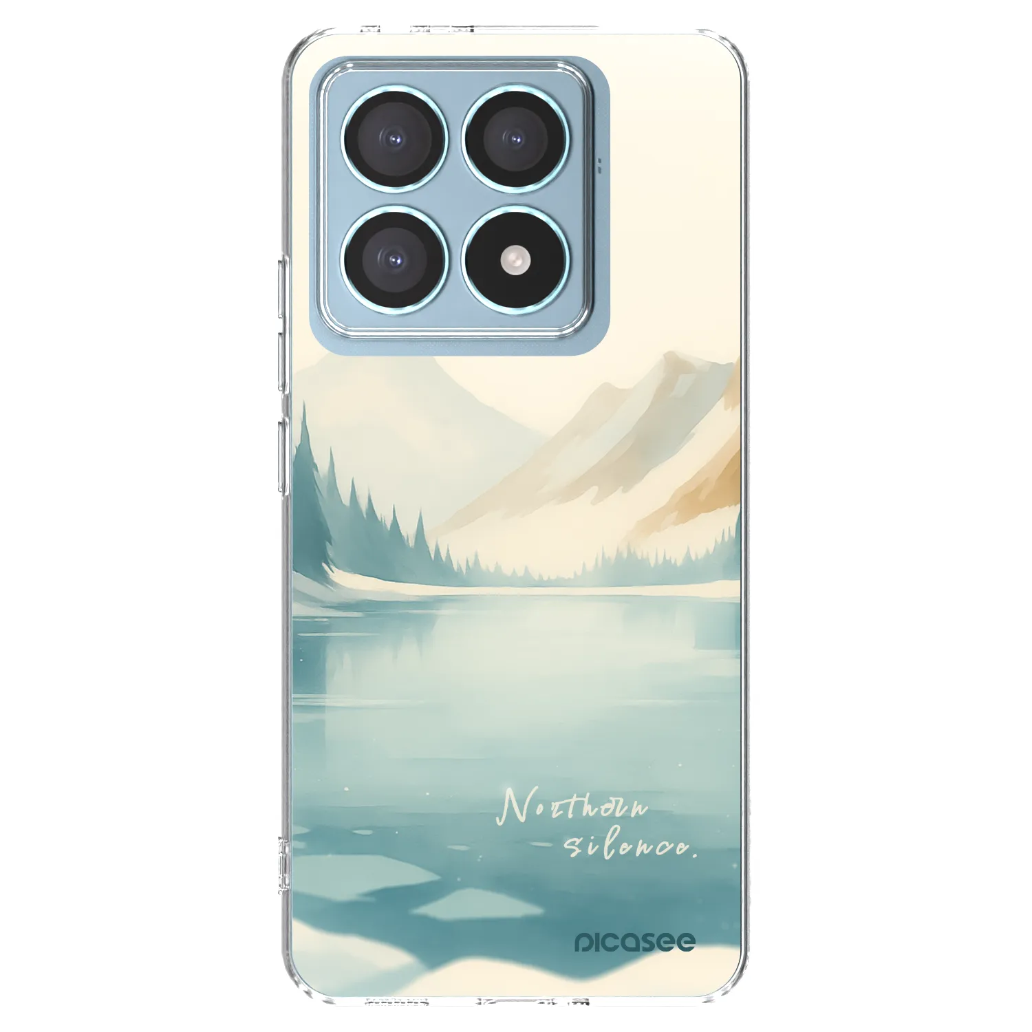 Picasee Xiaomi 14T Pro Hülle - Transparentes Silikon - NOTHERN SILENCE