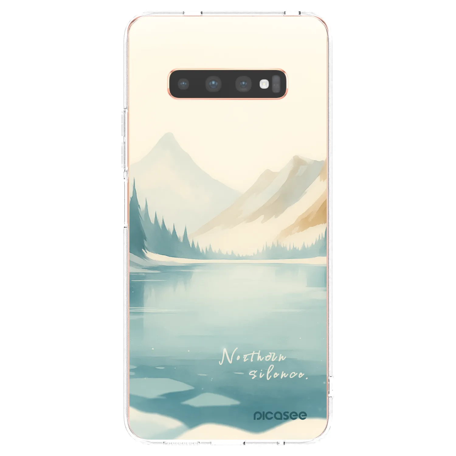 Picasee Samsung Galaxy S10 Plus G975 Hülle - Transparentes Silikon - NOTHERN SILENCE