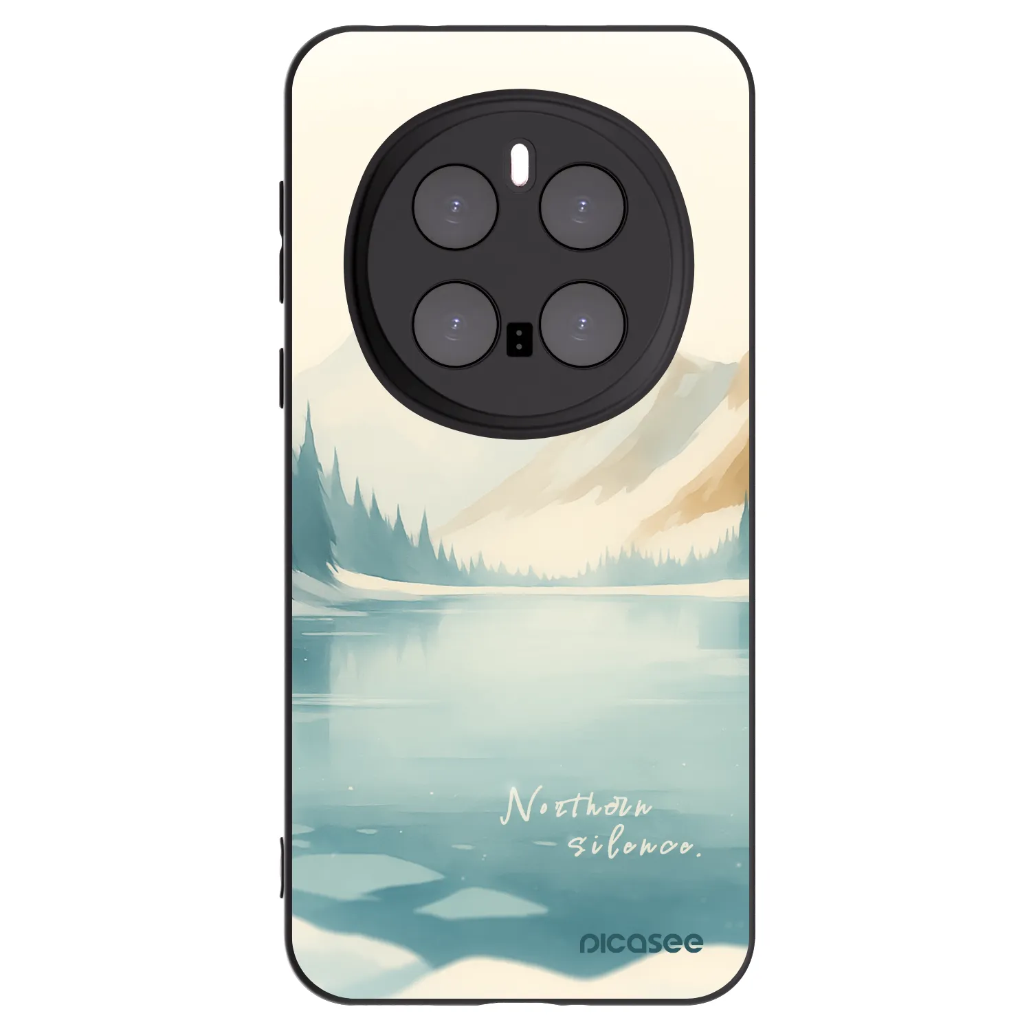 Picasee Honor Magic7 Pro 5G Hülle - Schwarzes Silikon - NOTHERN SILENCE