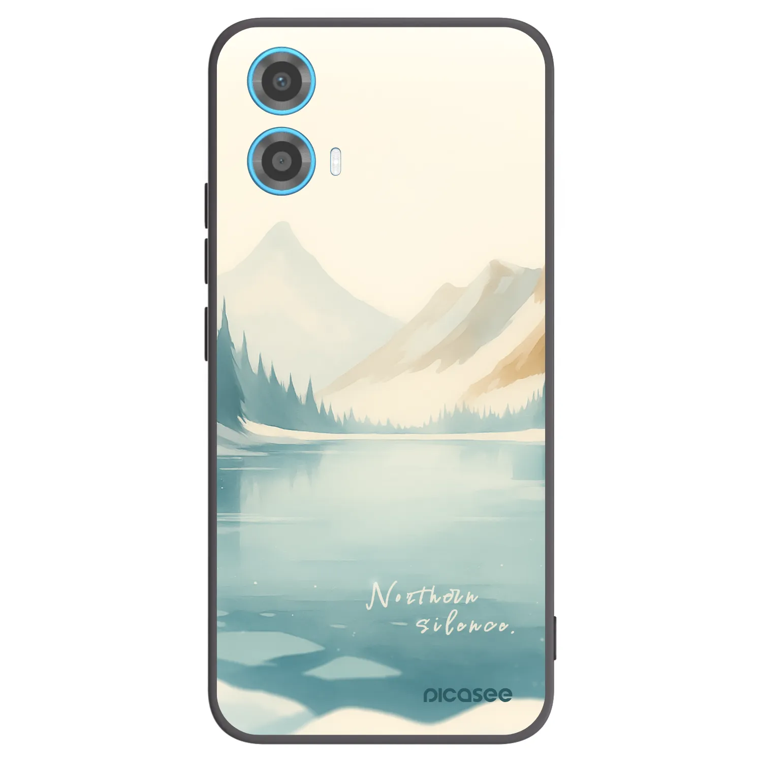 Picasee Motorola Moto G34 5G Hülle - Schwarzes Silikon - NOTHERN SILENCE