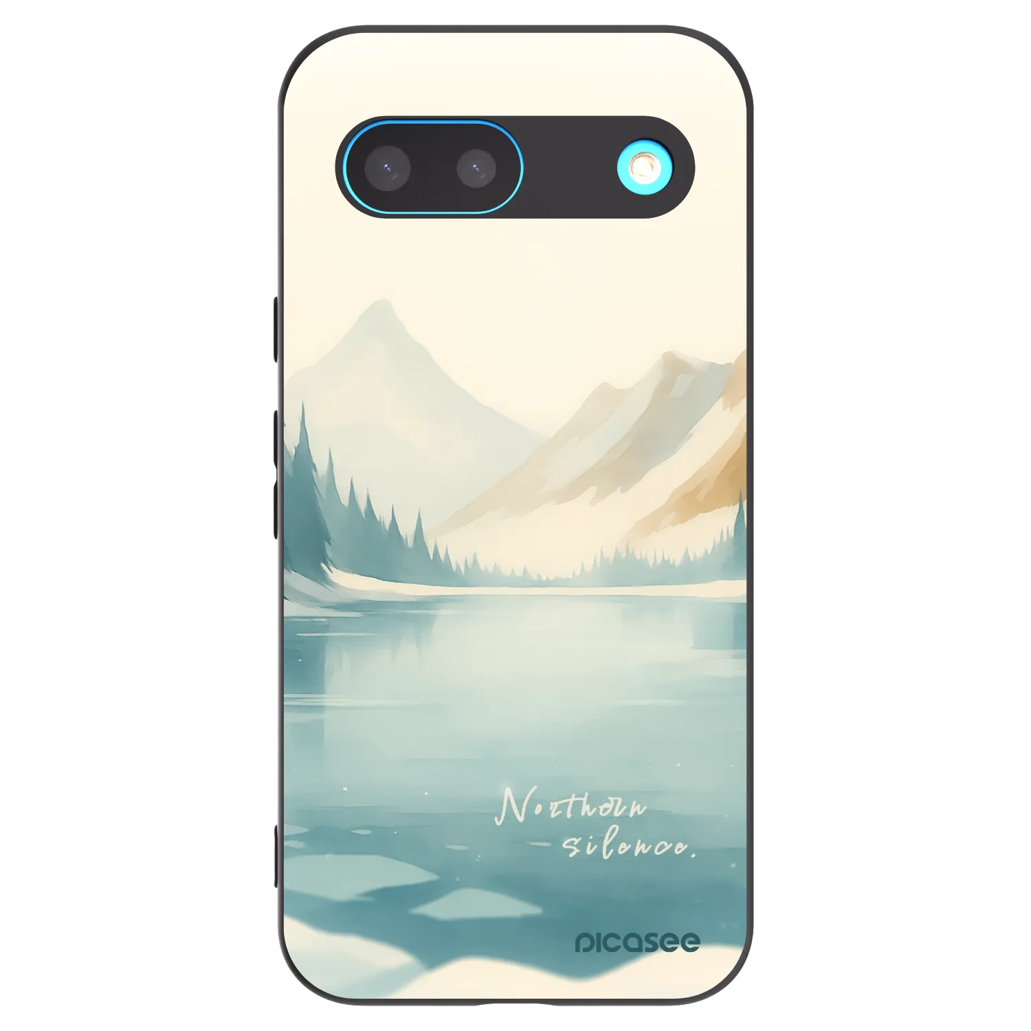 Picasee Google Pixel 8 Hülle - Schwarzes Silikon - NOTHERN SILENCE