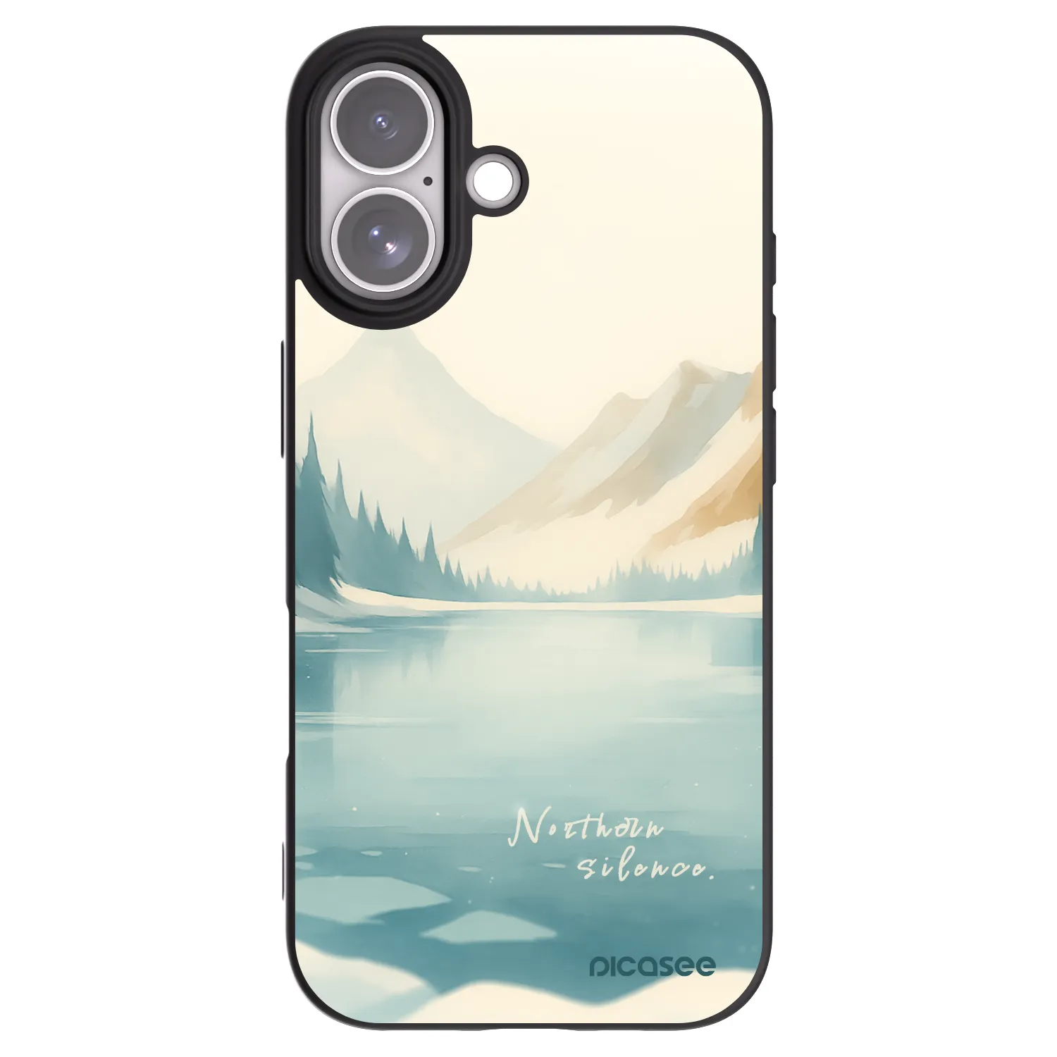 Picasee Apple iPhone 17 Hülle - Schwarzes Silikon - NOTHERN SILENCE