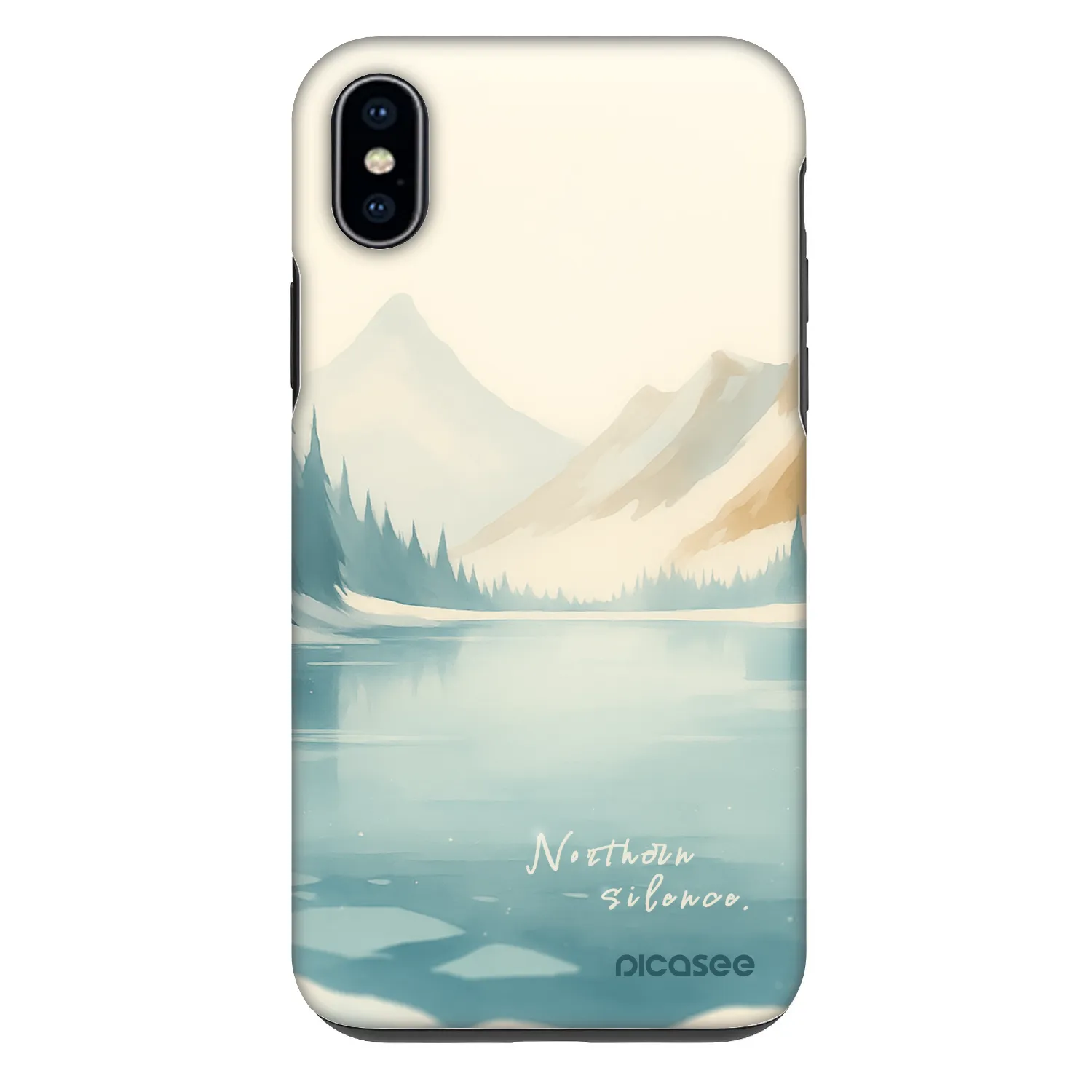 Picasee Fashion Case für Apple iPhone XS Max - NOTHERN SILENCE