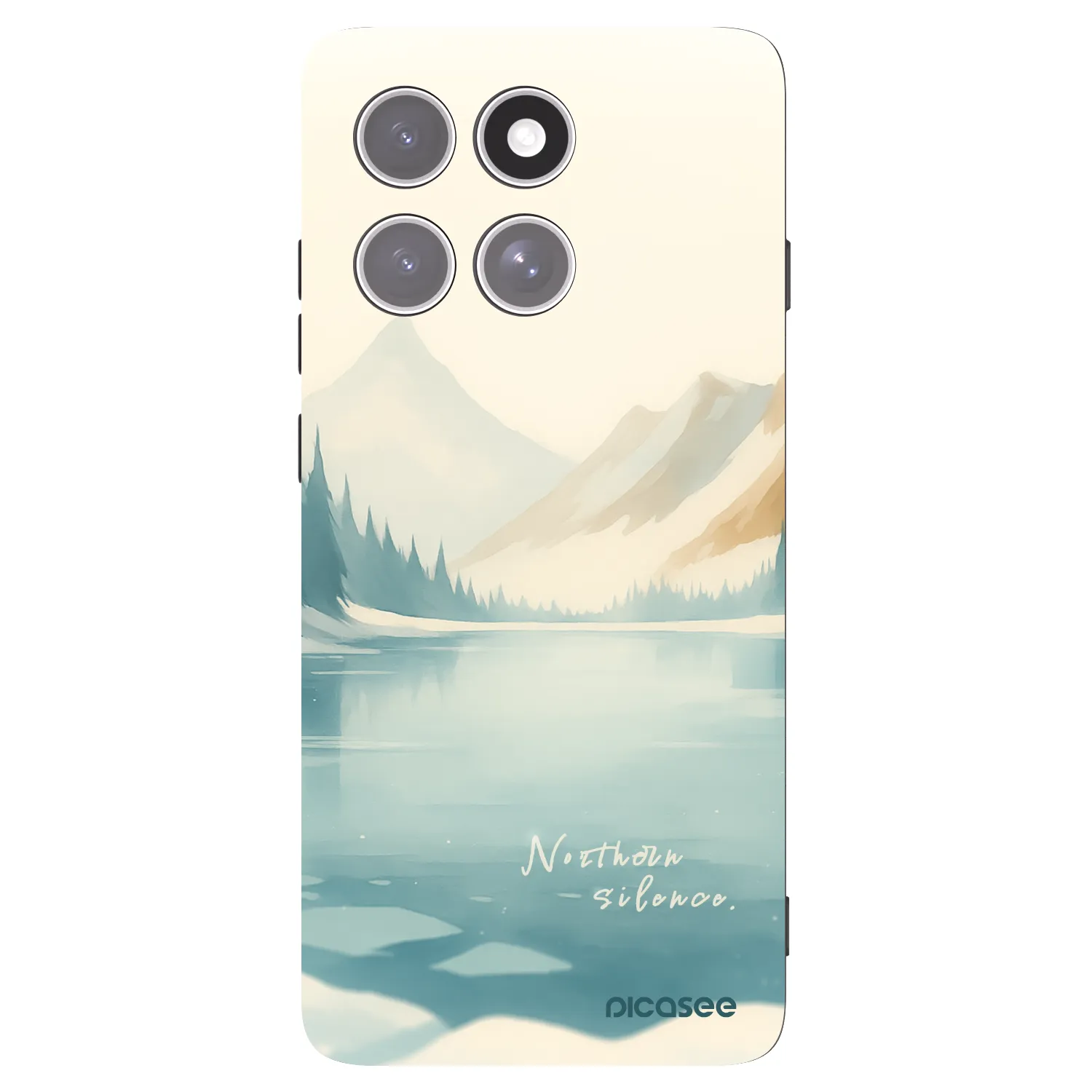 Picasee Motorola Edge 60 Pro Hülle - Schwarzes Silikon - NOTHERN SILENCE