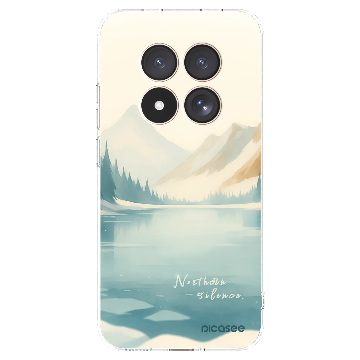 Picasee Xiaomi Redmi Note 15 Pro 4G Hülle - Transparentes Silikon - NOTHERN SILENCE