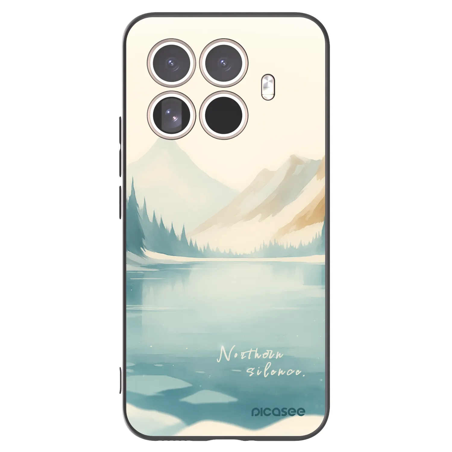 Picasee Xiaomi 15T Pro Hülle - Schwarzes Silikon - NOTHERN SILENCE