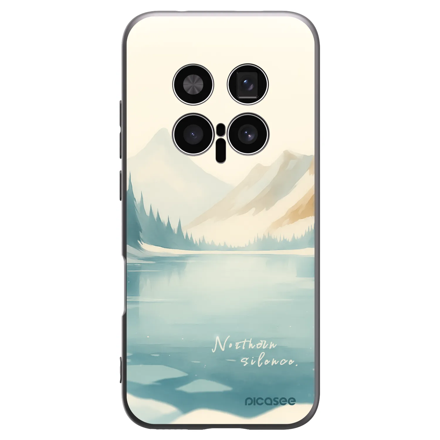 Picasee Honor Magic8 Pro 5G Hülle - Schwarzes Silikon - NOTHERN SILENCE