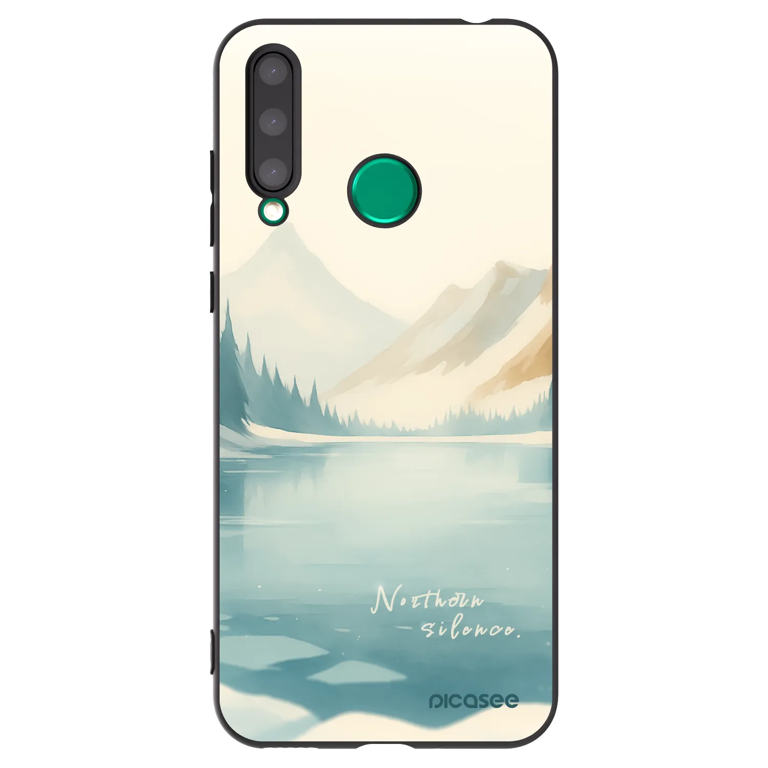Picasee Honor 20 Lite Hülle - Schwarzes Silikon - NOTHERN SILENCE