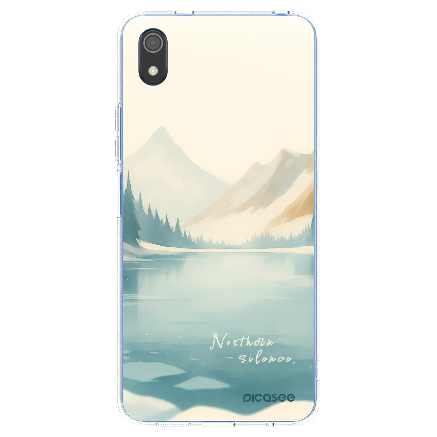 Picasee Xiaomi Redmi 7A Hülle - Transparentes Silikon - NOTHERN SILENCE