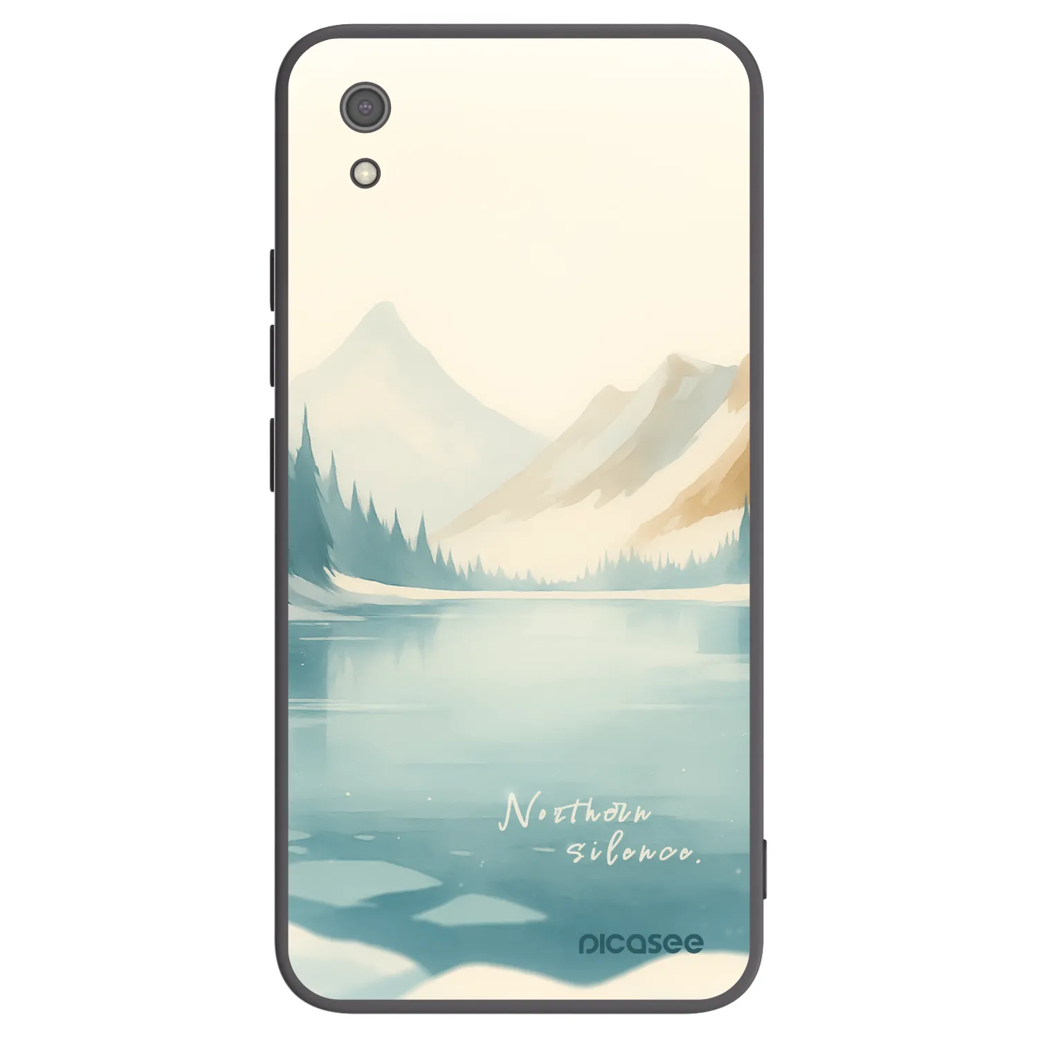 Picasee Xiaomi Redmi 7A Hülle - Schwarzes Silikon - NOTHERN SILENCE