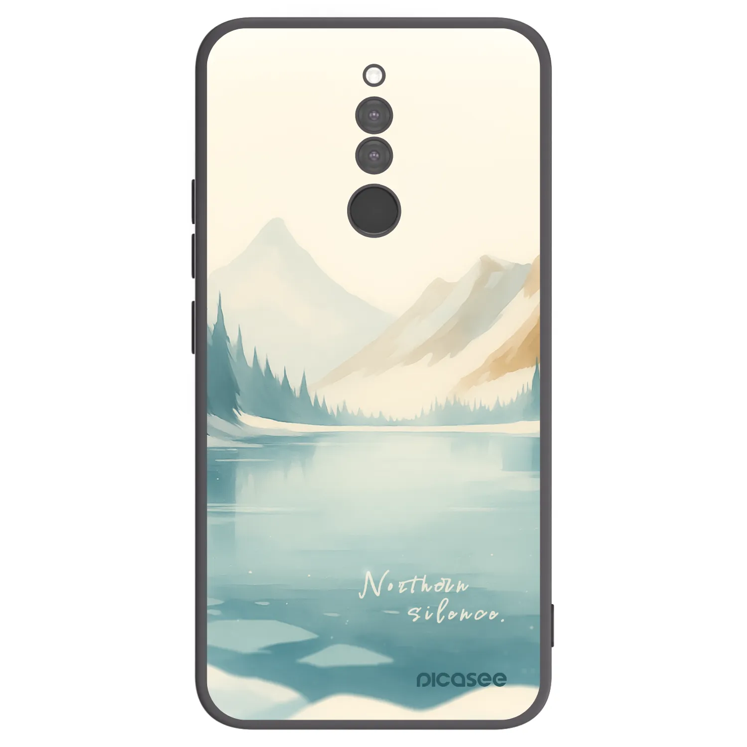 Picasee Xiaomi Redmi 8 Hülle - Schwarzes Silikon - NOTHERN SILENCE