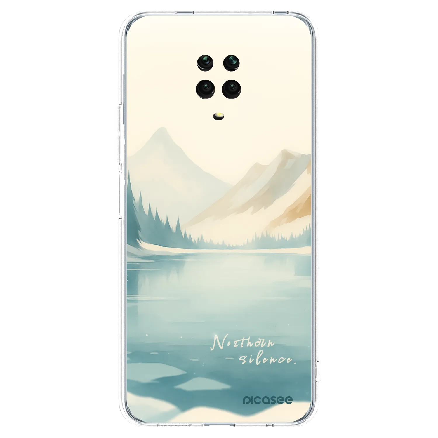 Picasee Xiaomi Redmi Note 9 Pro Hülle - Transparentes Silikon - NOTHERN SILENCE