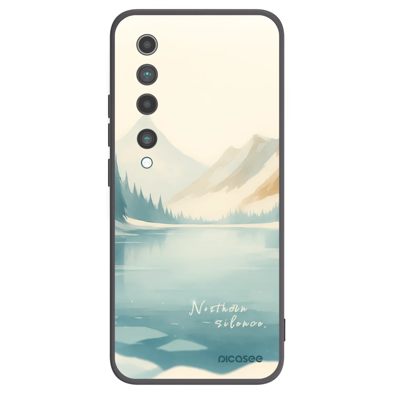 Picasee Xiaomi Mi 10 Hülle - Schwarzes Silikon - NOTHERN SILENCE