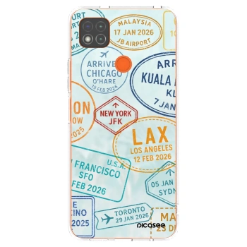 Picasee Xiaomi Redmi 9C Hülle - Transparentes Silikon - PASSPORT EDITION