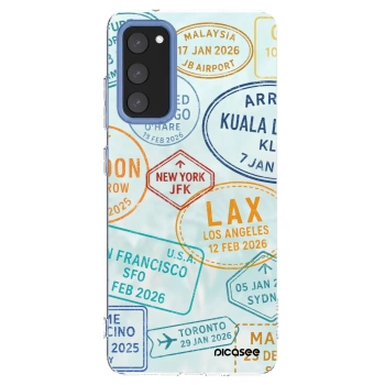 Picasee Samsung Galaxy S20 FE Hülle - Transparentes Silikon - PASSPORT EDITION