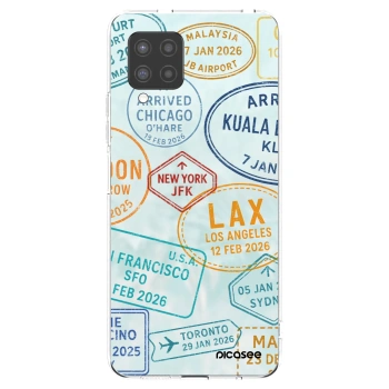 Picasee Samsung Galaxy A42 A426B Hülle - Transparentes Silikon - PASSPORT EDITION