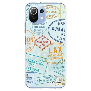 Picasee Xiaomi Mi 11 Lite Hülle - Transparentes Silikon - PASSPORT EDITION