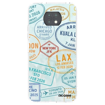 Picasee Xiaomi Redmi Note 9T Hülle - Transparentes Silikon - PASSPORT EDITION