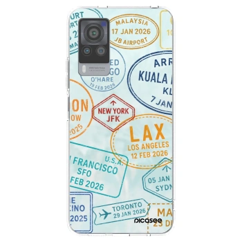 Picasee Vivo X60 Pro 5G Hülle - Transparentes Silikon - PASSPORT EDITION