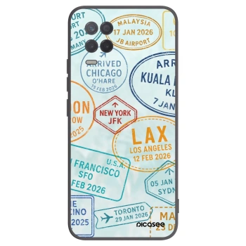 Picasee Realme 8 5G Hülle - Schwarzes Silikon - PASSPORT EDITION