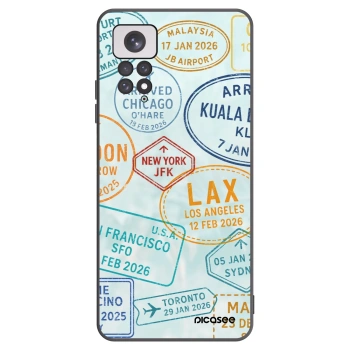 Picasee Xiaomi Redmi Note 11 Hülle - Schwarzes Silikon - PASSPORT EDITION