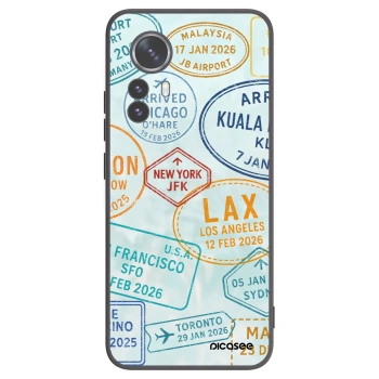 Picasee Xiaomi 12 Pro Hülle - Schwarzes Silikon - PASSPORT EDITION