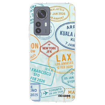 Picasee Xiaomi 12 Pro Hülle - Transparentes Silikon - PASSPORT EDITION