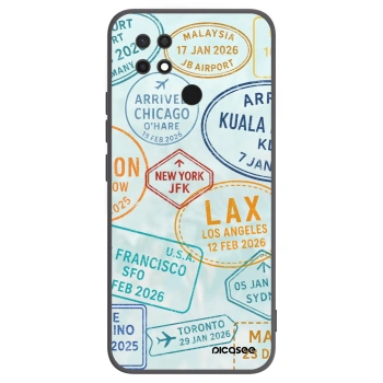 Picasee Xiaomi Redmi 10C Hülle - Schwarzes Silikon - PASSPORT EDITION