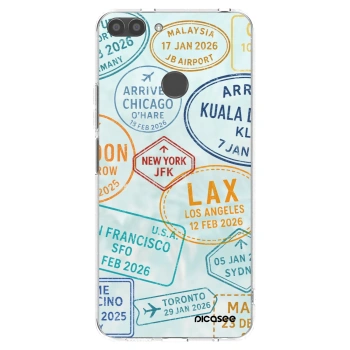 Picasee Huawei P Smart Hülle - Transparentes Silikon - PASSPORT EDITION