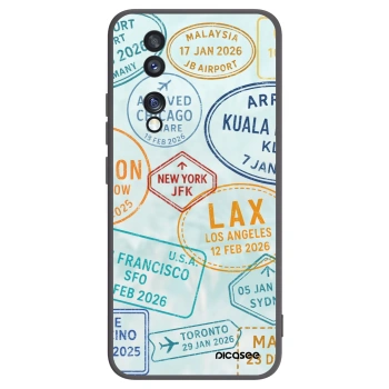 Picasee Honor 70 Hülle - Schwarzes Silikon - PASSPORT EDITION