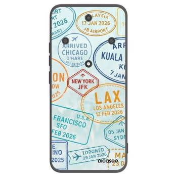 Picasee Honor Magic5 Lite 5G Hülle - Schwarzes Silikon - PASSPORT EDITION