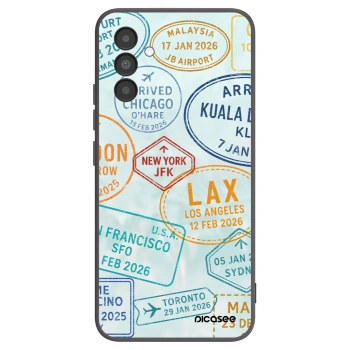 Picasee Samsung Galaxy A04s A047F Hülle - Schwarzes Silikon - PASSPORT EDITION