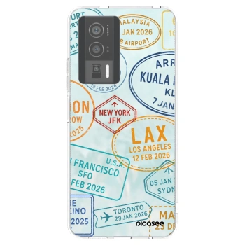 Picasee Xiaomi Poco F5 Pro 5G Hülle - Transparentes Silikon - PASSPORT EDITION