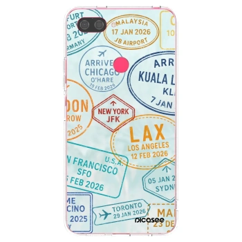 Picasee Xiaomi Mi 8 Lite Hülle - Transparentes Silikon - PASSPORT EDITION