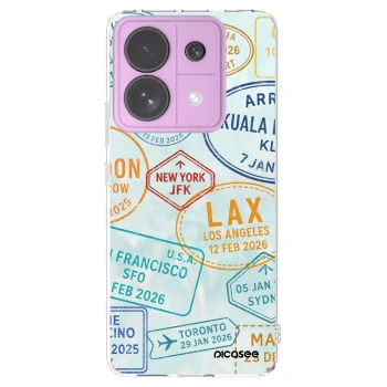 Picasee Xiaomi Redmi Note 13 Pro 5G Hülle - Transparentes Silikon - PASSPORT EDITION