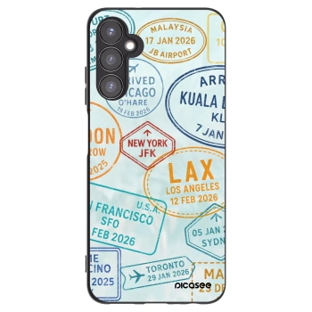 Picasee Samsung Galaxy A05s A057G Hülle - Schwarzes Silikon - PASSPORT EDITION