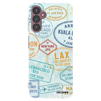 Picasee Samsung Galaxy A05s A057G Hülle - Transparentes Silikon - PASSPORT EDITION
