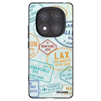 Picasee Xiaomi Redmi Note 14 Pro 5G Hülle - Schwarzes Silikon - PASSPORT EDITION