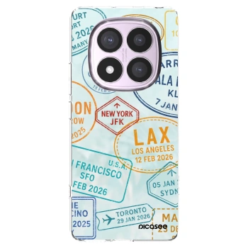Picasee Xiaomi Redmi Note 14 Pro 5G Hülle - Transparentes Silikon - PASSPORT EDITION