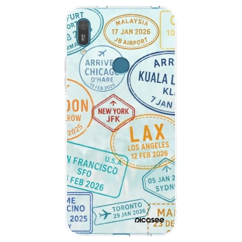 Picasee Huawei Y7 2019 Hülle - Transparentes Silikon - PASSPORT EDITION