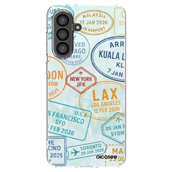 Picasee Samsung Galaxy A36 5G Hülle - Transparentes Silikon - PASSPORT EDITION