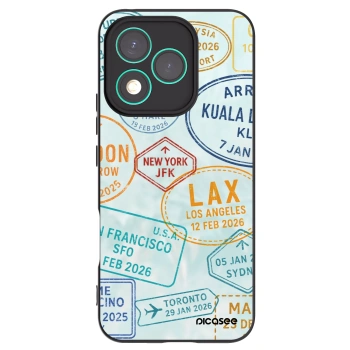 Picasee Honor 400 Lite 5G Hülle - Schwarzes Silikon - PASSPORT EDITION