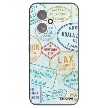 Picasee Honor 400 5G Hülle - Schwarzes Silikon - PASSPORT EDITION